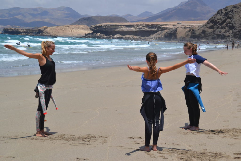 Surfing course at La Pared, Fuerteventura – Nalusurf Surf School